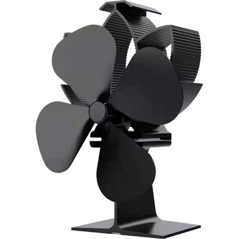 Soavoa Ventilateur de Poêle Thermique Sans Électricité pour Cheminée Autonome 1 Pièce (1/3)
