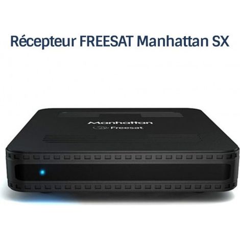 Récepteur décodeur satellite HD – 200 chaînes anglaises – 13 chaînes HD – Wi-Fi – Installation facile sans abonnement