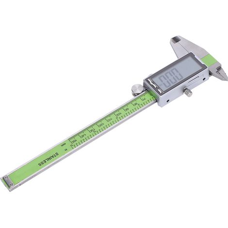 Pied à coulisse numérique précis en acier inoxydable haute résistance, règle électronique de 150 mm (1/5)