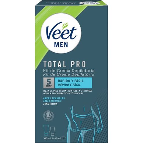 Veet Total Pro Crema Depilatoria Intima 100ml + Balsamo 50ml