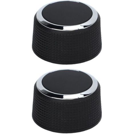 Pair Lntyq Bouton de Contrôle du Volume de la Radio Arrière, 22912547 Remplacement du Bouton de Réglage du Volume de la Radio ABS 2 Pièces pour Suburban 2007‑2013