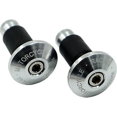 Embouts de guidon universels pour moto, embouts de guidon noirs (livraison gratuite)