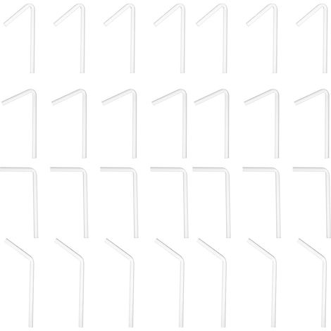 40 Pièces Tubes en Verre Coudé 45, 60, 90, 120 Degrés en Verre Borosilicaté Haute Transparence Résistant aux Changements de Température pour Laboratoire et Coloration Alimentaire (1/5)