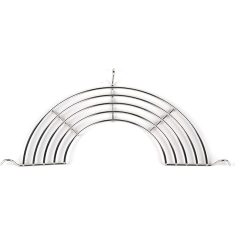 Grille Demi-Cercle, Acier Inoxydable Grille De Vapeur Demi-Cercle Outil De Gadget De Cuisine De Passoire À Huile De Nourriture Frite, Adapté Au Restaurant De Cuisine Familiale(26cm) (1/5)