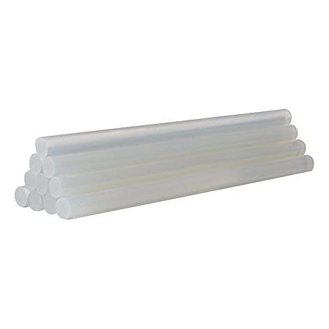 Lot 10 bâtons colle thermofusible 100W – 10x200mm – transparent – DIY / artisanat / bureau / maison