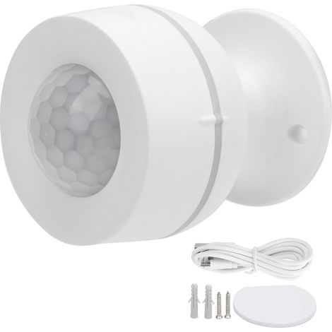 Détecteur de mouvement infrarouge WiFi NEO NAS-PD07W, capteur de température et d'humidité, alimentation USB, compatible Tuya (1/5)