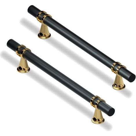 10 Pack Kitchen Cupboard Handles with Screws Zinc Alloy for Kitchen Furniture Drawer Bedroom (10, 160mm) (1/5)