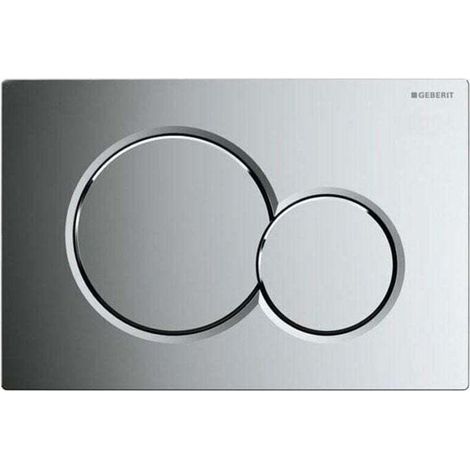 Sigma01 - Plaque de déclenchement SIGMA01, chrome poli (115.770.21.5) (1/2)