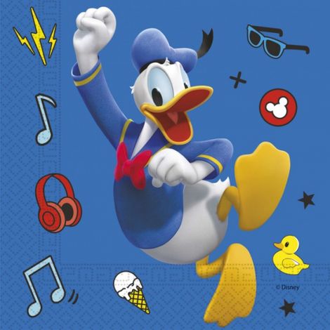 Donald Duck Papierservietten 33 x 33 cm 20 Stück.