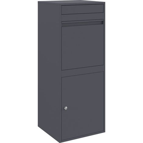 Boîte de dépôt de colis Anthracite 47,5 x 38 x 59 cm Acier (1/5)
