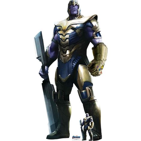 Figurine en carton Géante Thanos Josh Brolin Marvel Avengers Endgame H 193 CM (1/5)