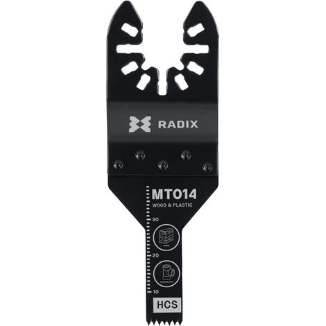 Lame multitool - Radix - HCS - 40 x 10 mm - 18 dents (1,4 mm) fraisées
