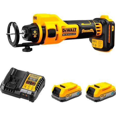 Trockenbausäge DeWALT DCE555E2-SK (2 x 1,7 Ah Powerstack + DCB1104) (1/4)