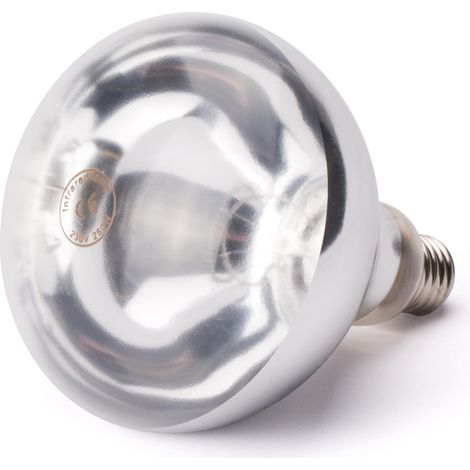 Infrarotlampe für Speisenwärmer E27 250W weiß