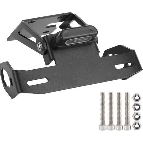 Support de Plaque D'immatriculation pour Z 650/650 2017-2018 avec Lumière LED, Support de Plaque de Moto, Aluminium, étanche, Installation Facile (1/5)