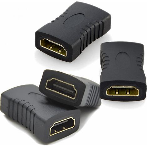 Connecteur de câble HDMI - Adaptateur HDMI 1080p 48 bits type A (1 pièce) (1/5)