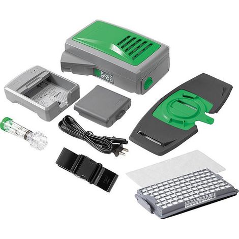 Set di base RPB PX5. Cintura. Misuratore di flusso d'aria. Batterie. Set di caricabatterie Euuk