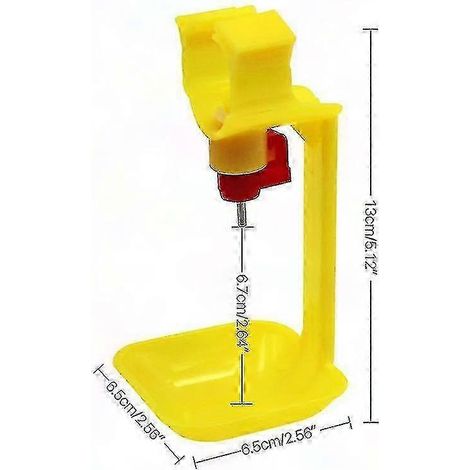 20 Goblets Abreuvoir Automatique Suspendus Pour Poulets Canards Cailles - Système Nipple Buvette Volaille, Lot de 20 (1/4)