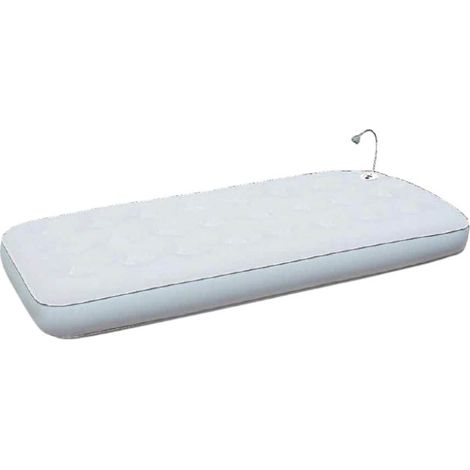 Materasso singolo gonfiabile con luce led, sveglia, radio ed orologio (1/2)