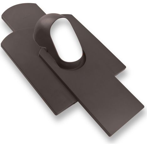 Biberdach Grundplatte DN110 Braun für Lüftungsleitungen (1/3)