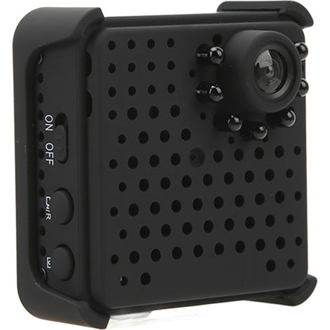 Mini caméra 1080p avec vision nocturne infrarouge, sans fil et Wi-Fi, pour la maison, l'extérieur et le bureau. (1/5)