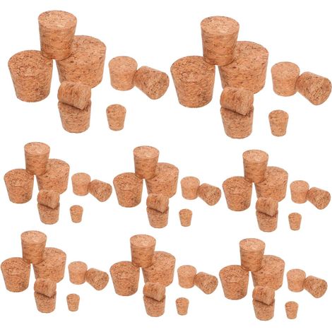80 bouchons liège, naturels, coniques - pour brassage maison (1/5)