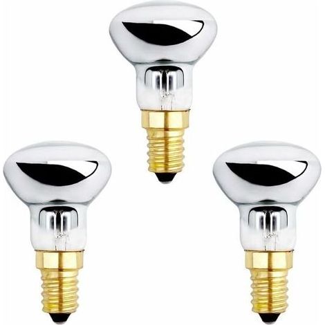 Ulisem Ampoule E14 R39 25W pour Lampe de Lave, Dimmable, Blanc Chaud 2600K, 250LM, Ampoules Réflecteur Petit Culot pour Chauffer Lampe à Bulles, Lampe à Fusée, Lampe Pailletée, lot de 3 (1/5)