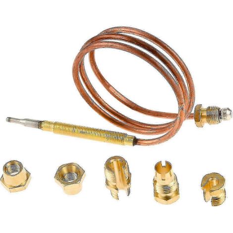 Ensemble de vanne thermocouple à gaz de 90 cm, compatible avec les chaudières, les chauffe-eau et les fournaises à gaz. (1/5)