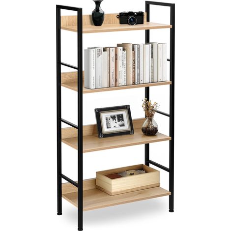 Scaffale loft industriale Varberg Modern Oak