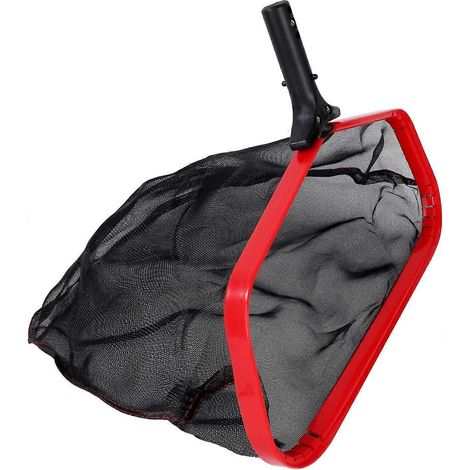 Épuisette de piscine, accessoires professionnels pour épuisette de piscine et spa, râteau à feuilles avec manche, sac en maille de nylon fine, facile à nettoyer. (1/5)