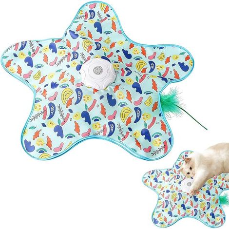 Jouets interactifs pour chats ZVD - Jouets électriques pour chats - Ressort automatique - Son d'oiseau - Jouets automatiques pour chats (1/5)