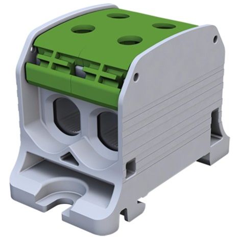 Gewindeschienenverbinder Simblock STB 50-2 – Al/Cu, 87320, grün