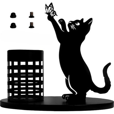 Porte-stylo Métal Noir Design Animal et Décoratif pour Bureau (1/5)