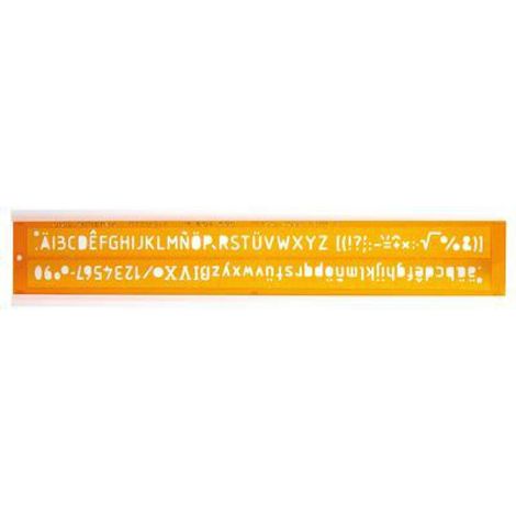 Trace lettre ISO - - Droit - Hauteur 7 mm - Anti-tâche - Pointe 0.7 mm