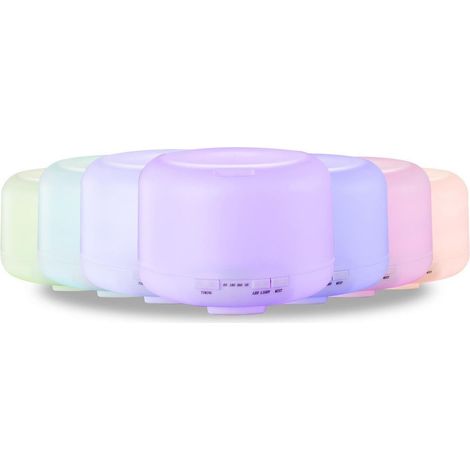 Diffusore Aromi Da 500 ML Con Illuminazione Led 7 Colori E Timer Umidificatore (1/4)
