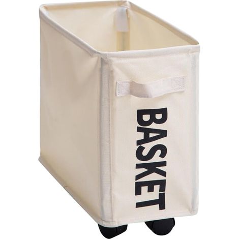 Panier à linge à roulettes style japonais, panier à linge en tissu Oxford, panier de rangement pour vêtements, panier de rangement (1/5)