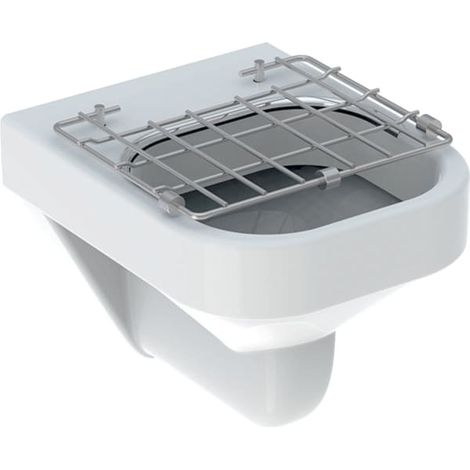 Geberit Espital Ausguss, wandhängend, 6l, mit Edelstahlklapprost, (1/5)