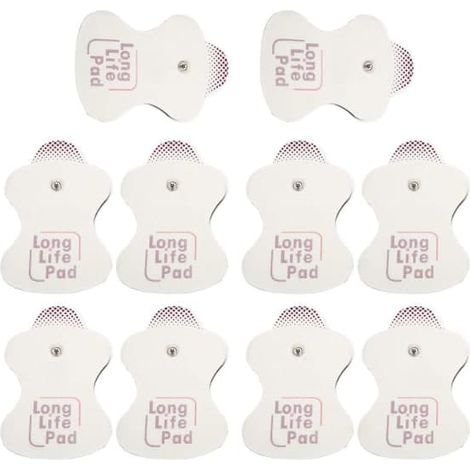 Lot de 10 électrodes de rechange longue durée pour masseurs Omron-FX- (1/5)