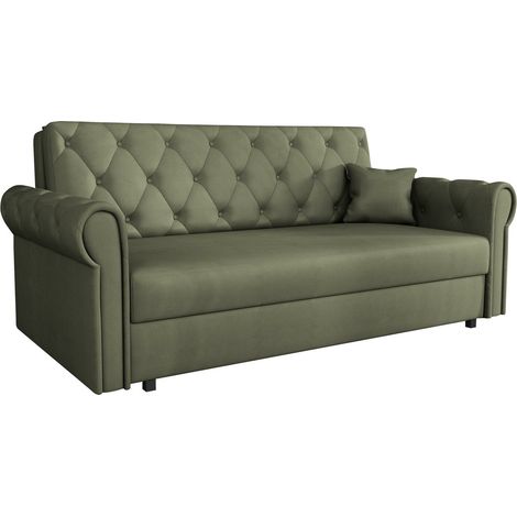 Sofá cama Columbus 196, Kronos 46, Almacenaje, 0, 85x188x98cm, Muebles ya montados (1/5)
