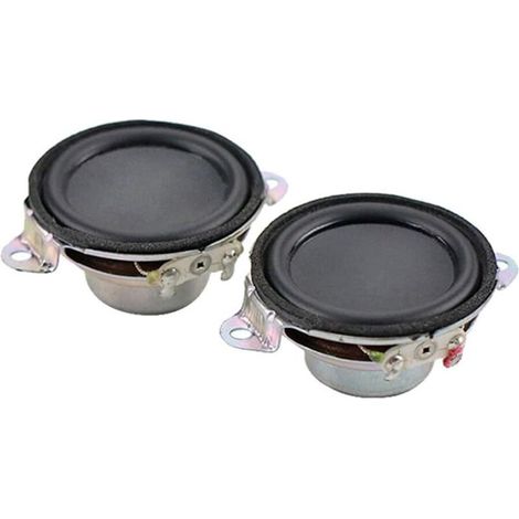 2 x 1.5 Inch 4 Ohm HiFi Full Frequency Speakers for Home Theater (1/4)