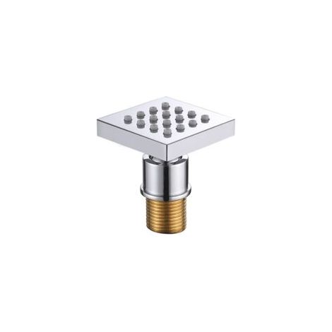 EASYCOMFORT Carré petit pulvérisateur latéral tout en cuivre petite buse de pulvérisation supérieure pommeau de douche douche (1/5)