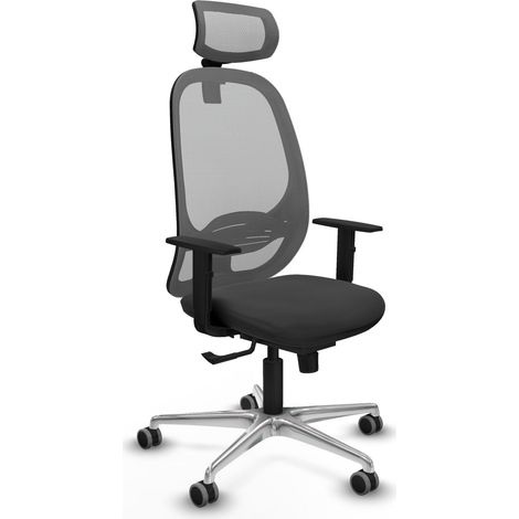 Chaise de bureau piqueras y crespo Cilanco gris ergonomique (1/2)