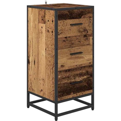 Maison Exclusive - Buffet Bois ancien 35,5 x 35 x 76 cm
