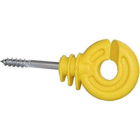 AISLADOR DE TORNILLO DE MADERA PARA CERCAS ELÉCTRICAS Caja de 25 (1/2)
