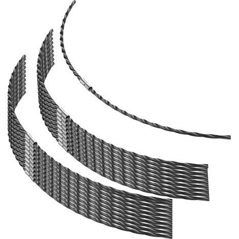 F016800431 Fil de rechange pour débroussailleuse Bosch AFS 23 à 37, avec couvercle de bobine F016F04841 et tête de coupe F016F04839, 37 cm × 3,5 mm (20 lignes) (1/5)