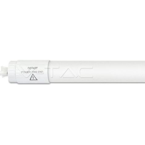 TUBO LED T8 18W - 120 CM NANO PLASTICA NON RUOTABILE BIANCO 6400K - Luce FREDDA