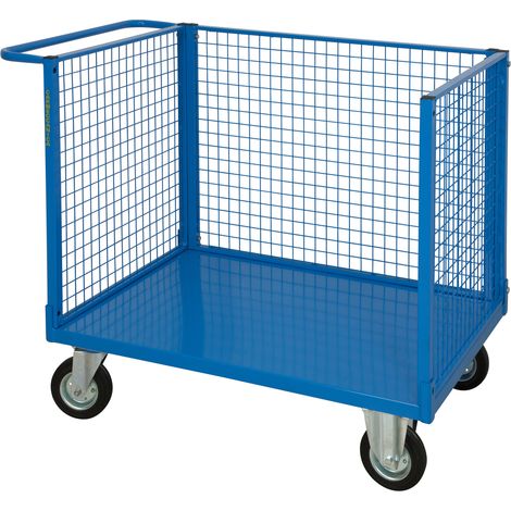 Pianale con tre sponde in rete