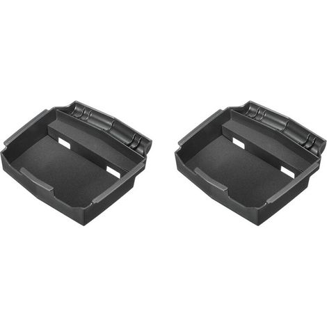 Due vani portaoggetti multifunzionali per la console centrale, compatibili con i modelli CRV dal 2012 al 2016, ideali per accessori interni, cinghie e altri oggetti.