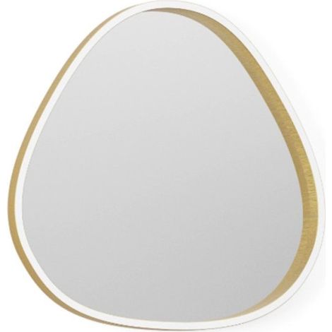 Specchio applique gea luce ecaris ap fecao1 led touch dimmerabile