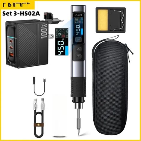 Soldador inteligente de 100 W con control de temperatura (100 W)